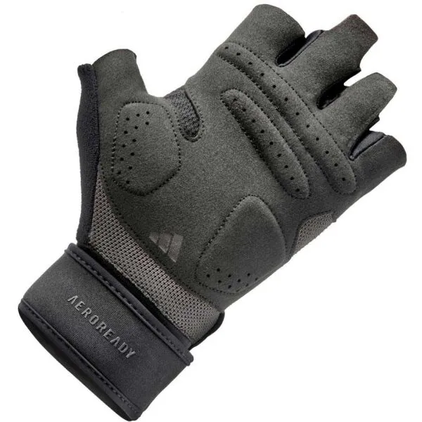 adidas STRENGTH TRAINING GLOVES Unisex tréningové rukavice, čierna, veľkosť