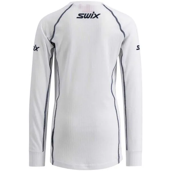 Swix RACEX CLASSIC JR Detské funkčné tričko, biela, veľkosť