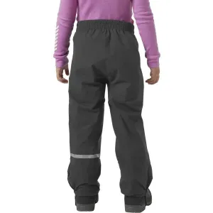 Helly Hansen K SHELTER HT PANT Detské outdoorové nohavice, čierna, veľkosť