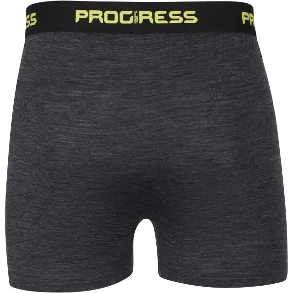 PROGRESS MERINO BOXER Pánske Merino boxerky, čierna, veľkosť