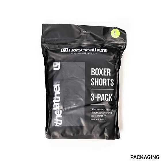 HORSEFEATHERS Boxerky Clay 3Pack - bundle 2 RED velikost M