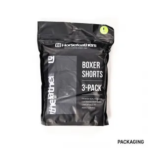 HORSEFEATHERS Boxerky Clay 3Pack - bundle 2 RED velikost M