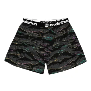 HORSEFEATHERS Boxerky Frazier - tiger stripe BLACK velikost S