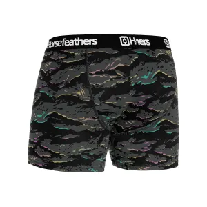 HORSEFEATHERS Boxerky Sidney - tiger stripe BLACK velikost S