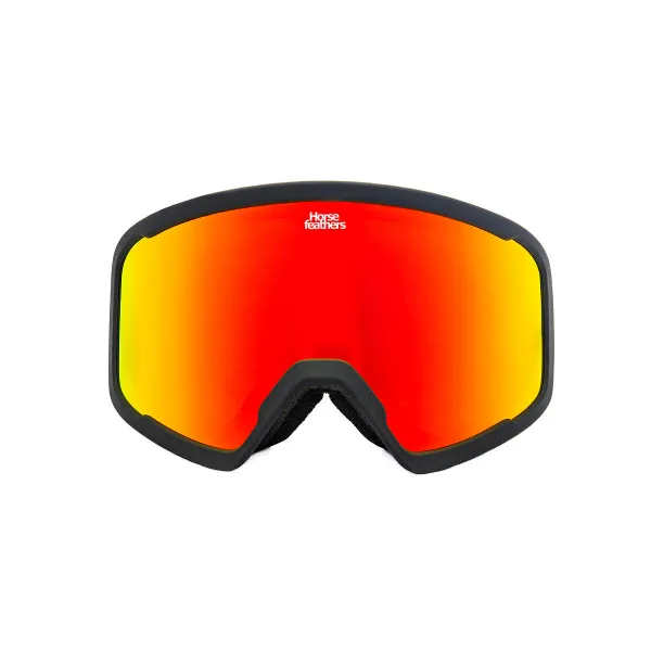 HORSEFEATHERS Okuliare na snowboard Huck - black/mirror red