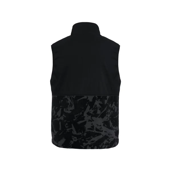 HORSEFEATHERS Fleecová vesta Duval - asphalt BLACK velikost M