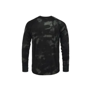 HORSEFEATHERS Termo tričko Riley - olive tie dye BLACK velikost S
