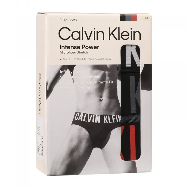 3PACK pánske slipy Calvin Klein viacfarebné (NB3610A-2QQ) S