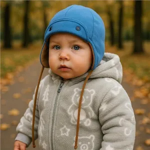 Jarná dojčenská čiapočka New Baby Special One modrá 86 (12-18m)