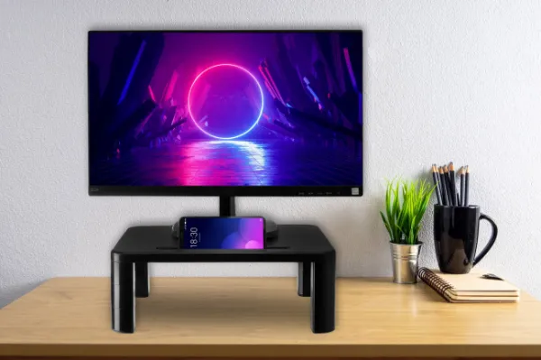 TZB Stojan na monitor RACK černý