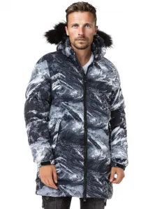 Pánska bunda CIPO & BAXX CM217 BLACK Farba: Čierna, Konfekčná veľkosť: M