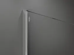 MEXEN/S - Kioto Sprchová zástena WALK-IN 90 x 200, prúžky 8 mm, chróm 800-090-101-01-09