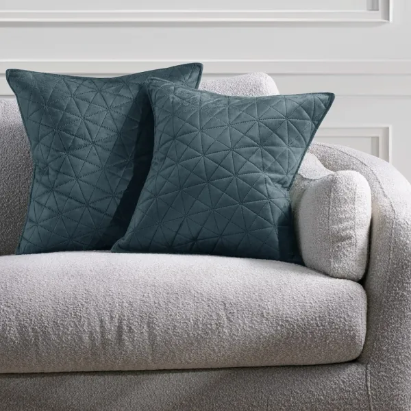 3kraft Súprava 2 ks obliečok na vankúše RESTILO LAILA antracitová, veľkosť 45x45