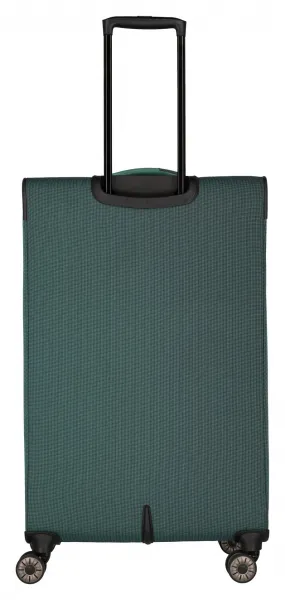 Veľký textilný kufor Travelite Viia 4w L Green
