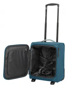 Malý textilný kufor Travelite Jetpack Wings 2 Cabin Petrol