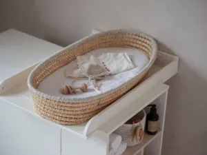 Prebaľovací pult na komodu BASIC biely
