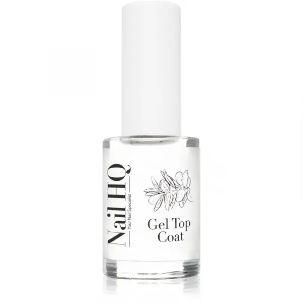Nail HQ Gel Top Coat vrchný lak na nechty bez použitia UV/LED lampy 10 ml