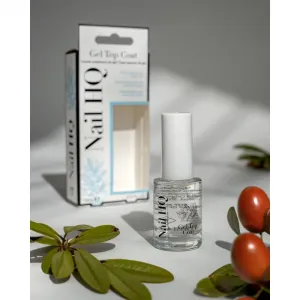 Nail HQ Gel Top Coat vrchný lak na nechty bez použitia UV/LED lampy 10 ml