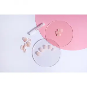 Nail HQ Square French umelé nechty 24 ks