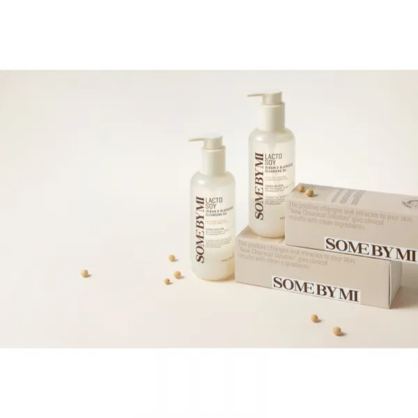 Some By Mi Lacto Soy Sebum & Blackhead Cleansing Oil jemný čistiaci olej pre citlivú pleť 200 ml