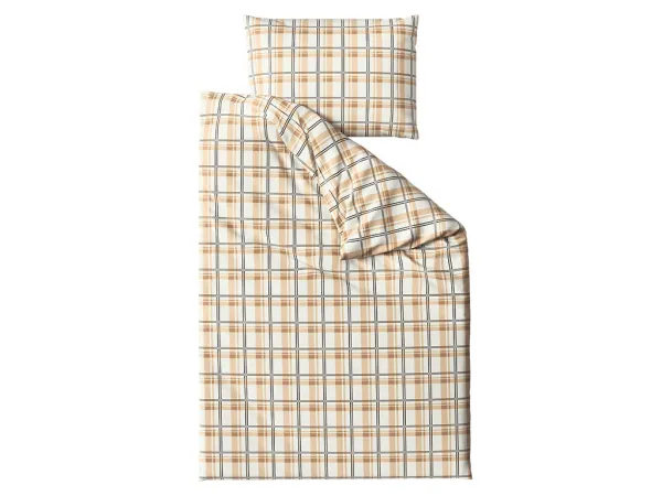 Obliečky mikroplyš PLAID krémové Rozmer obliečok: 2 ks 70 x 90 cm | 200 x 220 cm