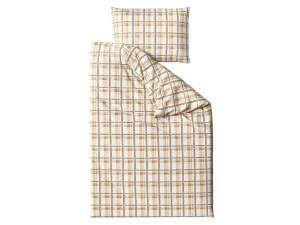 Obliečky mikroplyš PLAID krémové Rozmer obliečok: 2 ks 70 x 90 cm | 200 x 220 cm