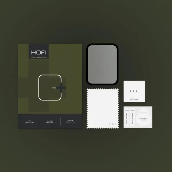HOFI Hybrid ochranné sklo na Amazfit Bip 3 / 3 Pro, čierne