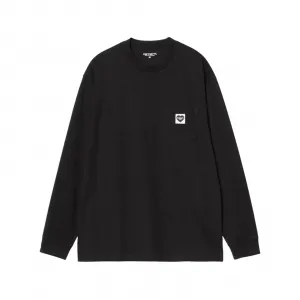 Carhartt WIP Pocket Heart Longsleeve "Black" (I035300-00EXX)