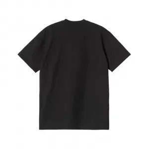 Carhartt WIP Pocket Heart T-Shirt "Black Red" (I032128-1V2XX)