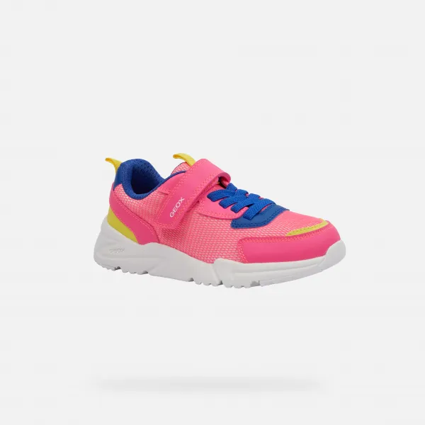 Pink Girls' Geox Loftus Sneakers - Girls