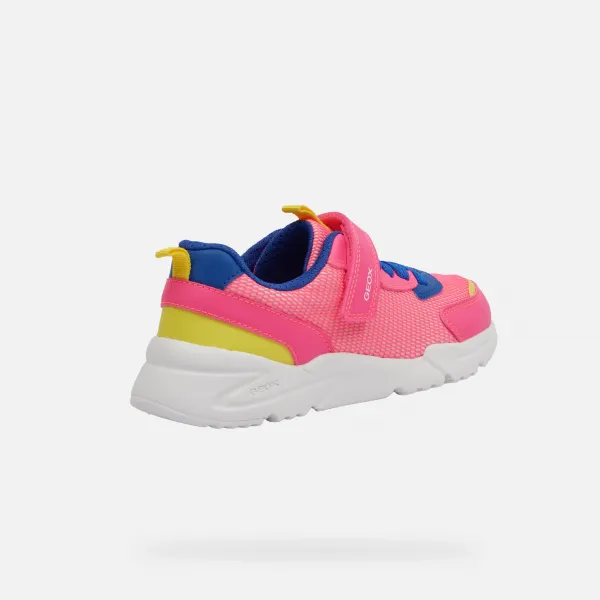 Pink Girls' Geox Loftus Sneakers - Girls