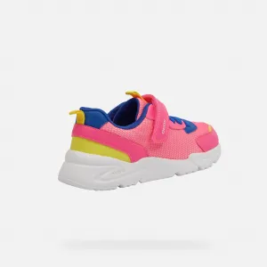 Pink Girls' Geox Loftus Sneakers - Girls