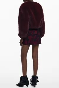 Bunda Desigual RASPBERRY bordová farba, prechodná, 25WWEW67