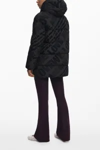 Bunda Desigual CADERA FLOCK čierna farba, zimná, 25WWEW23