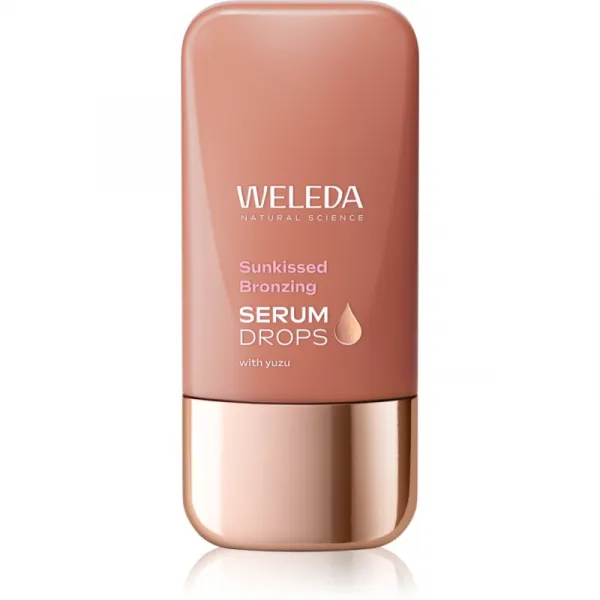 Weleda Serum Drops Sunkissed Bronzing hydratačné pleťové sérum s efektom jemného opálenia 30 ml