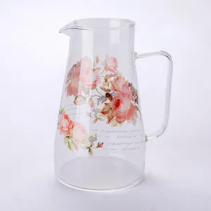 Sklenený džbán RUŽA 1450 ml