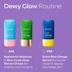 Weleda Serum Drops Hyaluronic Moisture rozjasňujúce hydratačné sérum 30 ml