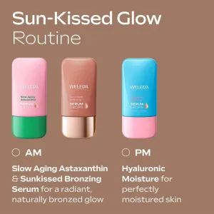 Weleda Serum Drops Sunkissed Bronzing hydratačné pleťové sérum s efektom jemného opálenia 30 ml