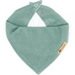 PETITE&MARS Podbradník bandana Luke 2 ks  Beige Kiwis&Misty Green 3m+