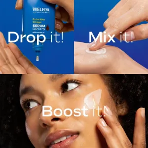 Weleda Serum Drops Extra Rich Omega posilujúce sérum pre výživu a hydratáciu 30 ml