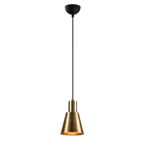 Závesný luster Kem - 6361, zlatá-čierna