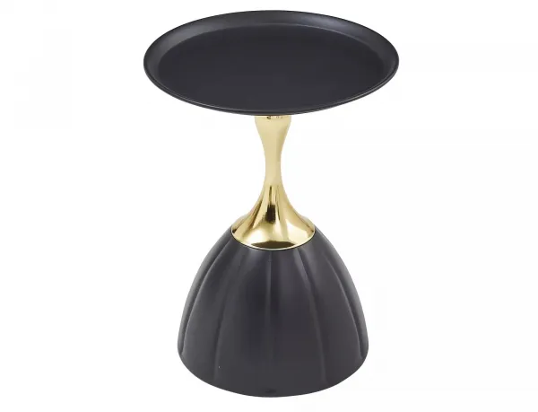 Signal Odkládací stolek Piana 38 cm černý/zlatý