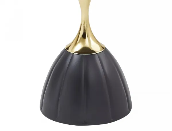 Signal Odkládací stolek Piana 38 cm černý/zlatý