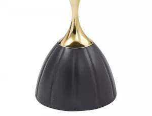 Signal Odkládací stolek Piana 38 cm černý/zlatý