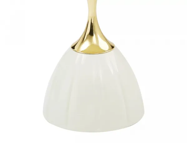 Signal Odkládací stolek Piana 38 cm bílý/zlatý