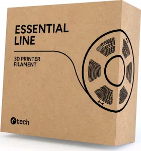 C-TECH Tisková struna (filament) ESSENTIAL LINE, PLA, šedá, 1,75mm, 1kg