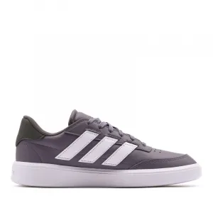 Pánska rekreačná obuv ADIDAS Courtblock M trace grey cloud white shadow olive