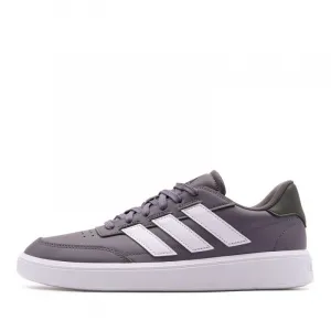 Pánska rekreačná obuv ADIDAS Courtblock M trace grey cloud white shadow olive
