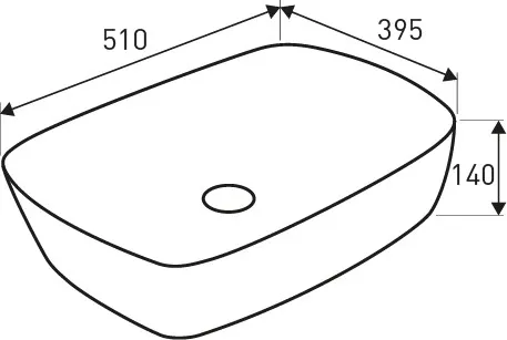 KERRA - Umývadlo vstavané KR-640 5907548112293