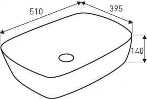 KERRA - Umývadlo vstavané KR-640 5907548112293